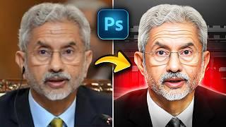 PHOTOSHOP Face Editing HACKS to Boost Your Thumbnails!