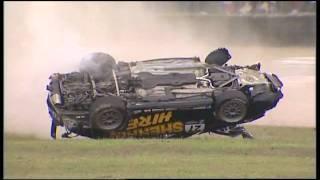 Carrera Cup - Cameron McLean crash and rollover - Queensland 2005