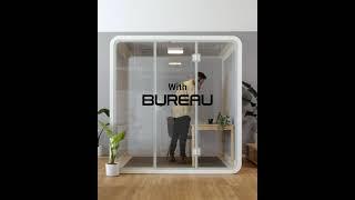 Portable Office Pods by Bureau Booths