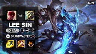 Lee Sin vs Master Yi Jungle - KR Grandmaster - Patch 14.24 Season 14