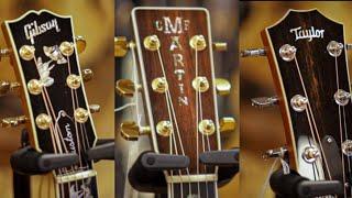 Gibson vs. Martin vs. Taylor - Expensive Acoustic Guitar Shootout!