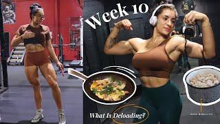 Hitting My Limits: Deloading My Intensity & Recovery 10 Weeks Out | NPC Wellness Leg + Glutes