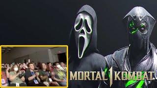 Live Crowd Reaction To Noob Saibot & Ghostface Reveal! | MK1