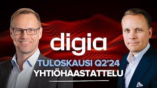 Digia Q2’24: Pitkäjänteistä työtä