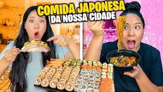 PROVANDO A NOVA COMIDA JAPONESA DA NOSSA CIDADE | Blog das irmãs