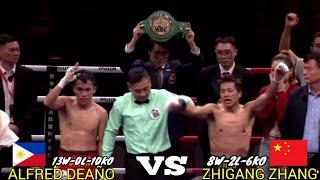 Dec 28 2024: Alfred Deaño (PH) vs Zhigang Zhang (CHINA) Fullfight Highlights 2024 - BASAGAN NG MUKA