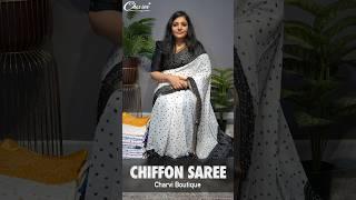 Chiffon saree | Charvi boutique | flat 10% offer | 850₹ | 9791903019 & 735809796