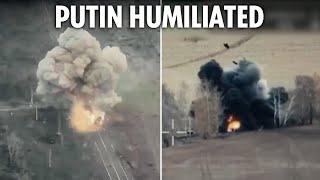 Russian marine units BLOWN UP in devastating Ukraine air bombardments in botched assault in Kursk