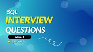 MOST IMPORTANT SQL INTERVIEW QUESTIONS AND ANSWERS | MUST KNOW IMPORTANT INTERVIEW QUESTIONS IN SQL