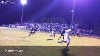 Watch Newberry's game-winning TD, 2-point play vs Fairfield Central