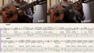 Tico Tico no fubá for 2 guitars (with tabs)