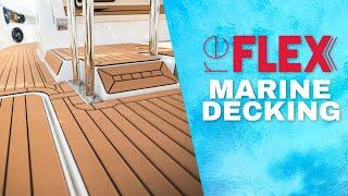 Teak Boat Flooring reFLEX Marine Decking – Faux Teak Boat Decking