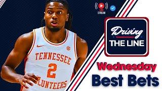 Wednesday's CBB Best Bets + NBA Picks and More! ️ | Driving The Line