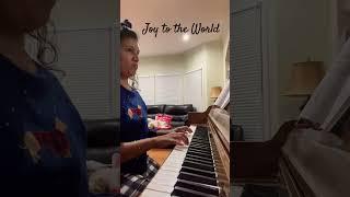 Joy to theWorld #piano #pianocover #pianobeginner #pianomusic #worshiptime #worshipwithme #christmas