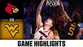 West Virginia vs. Louisville Game Highlights | 2024-25 ACC Men's Basketball