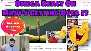 Omega React On Mavi Playing Getting Over It  || LaliTo YT... #soulomega #mavi