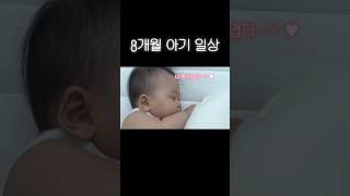 지칠 수 없는 이유  바로 너.. #8개월 #아기브이로그 #아기일상 #babyshorts