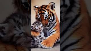 Tiny Paws, Big Stripes: An Unlikely Friendship 