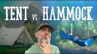 Tent vs Hammock