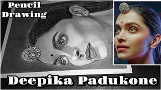 How to Draw Deepika Padukone Face Drawing // Pencil Drawing // Shyamli S Gupta Art // part -3