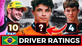 My Driver Ratings for the F1 Brazil Grand Prix 2024