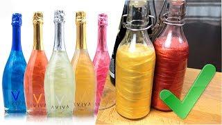 AVIVA champagne at home | Champagne with sparkles | DIY Eng Sub