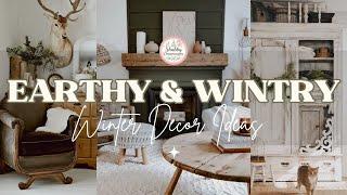 Green and White Winter Decor Ideas | After-Christmas Winter Decor