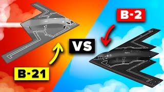 B-21 vs B-2 - Which Stealth Fighter is Deadlier