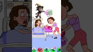 tom magic on baby thief  my talking tom #funny #mytom2 #mytalkingtom2 #memes #viralshorts