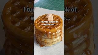 waffles and epoxy resin? Unique glowing lamp DIY