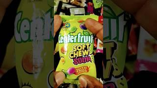 Yummy Center Fruit soft Chews Sour #Shorts