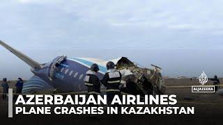 At least four dead as Azerbaijan Airlines plane crashes in Kazakhstan