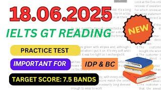 IELTS general training reading practice test 2025 with answers