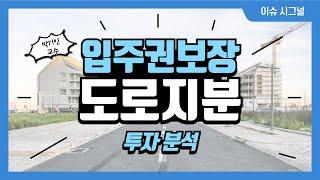 입주권 보장 도로지분 투자 분석 (박기인 토마토패스 공인중개사 민법교수) : 부동산 시그널