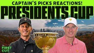 No Justin Thomas!? - 2024 Presidents Cup Captain's Picks Reactions! | The First Cut Podcast