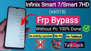 Infinix Smart 7 (X6515) FRP Bypass without PC! (2024) | Remove Google Account"