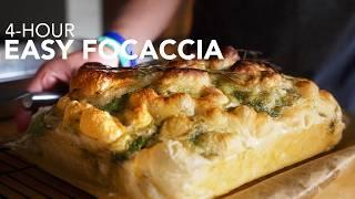 4 Hour Easy Focaccia Bread