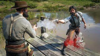 Red Dead Redemption 2 PC 60FPS - Funny & Brutal Moments Vol. 92 (Euphoria Ragdolls)