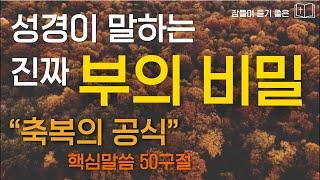 하나님의 재정 원칙: 성경이 말하는 부의 이동과 축복시편 잠언핵심 50구절 l 잠자며 듣는 성경말씀샬롬나잇 성경듣기 말씀 감사기도 4시간