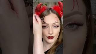 EASY DEVIL MAKEUP HACK!! Halloween Makeup  #halloween #makeuptutorial #makeup #beauty