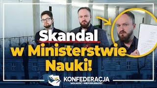 Skandal w Ministerstwie Nauki! Zawiadamiamy prokuraturę! Konfederacja #NaŻywo #Szkoła