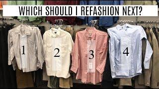 WHICH ONE SHOULD I REFASHION NEXT? THRIFT STORE SHOPPING