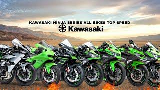 Kawasaki Ninja 125 250 300 ZX25R ZX4RR 400 650 ZX6R 1000 ZX10R ZX14R H2 H2R Top Speed 2024