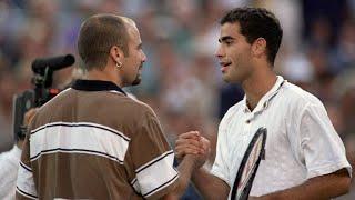 Pete Sampras vs Andre Agassi 1995 US Open Final Highlights