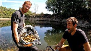 The craziest pond: We're going back to magnet fishing 1 year later!