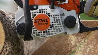 Stihl Chainsaw 16in. Bar 30.1cc Engine 3/8in. Chain Pitch Model# MS 170