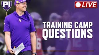 Answering Vikings fans training camp Qs after first padded practice