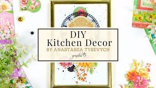 Budget-Friendly Kitchen Decor: Mixed Media Wall Hangings