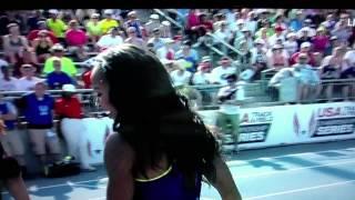 Natasha Hastings US Championships 400m 2013 Title Run