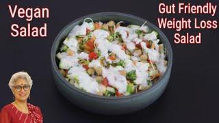 Weight Loss Salad Recipe For Lunch/Dinner - Chickpea - Chana Salad - Diet Plan To Lose Weight Fast